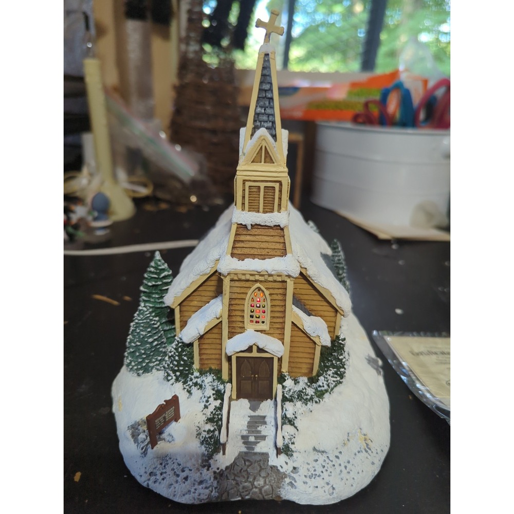 Hawthorne Village Terri Redlin's Winter Memories Village BIRCH VALLEY CHURCH